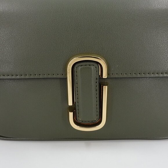 Marc Jacobs The J Marc Crossbody Shoulder Bag Khaki Green OS - Picture 11 of 14
